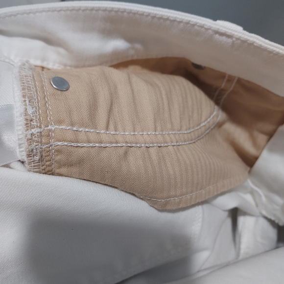 Talbots White Flawless Five-Pocket Slim Ankle Denim Jeans in Size 12 - Picture 11 of 13